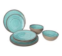 Bo-Camp Alone, Stoviglie Unisex-Adulto, Acqua/Terracotta, Taglia Unica