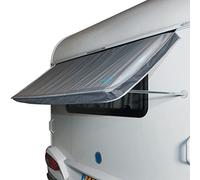 Bo-Camp - Toldo para Las ventanas de la caravana - 180x75cm - Gris