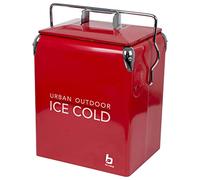 Bo-Camp Urban Outdoor Unisex Greenwich Retro Cooler, rosso, taglia unica