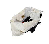 Bo Copertina per ovetto, passeggini e seggiolini per bambini, coperta per neonati, dimensioni ideali 80 x 80 cm, con cappuccio e chiusura a strappo, per inverno ed estate