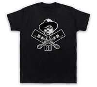 Bo Diddley The Originator R&B Rock Guitar Unofficial Unisex 100% Cotton Short-Sleeve T-Shirts Black S