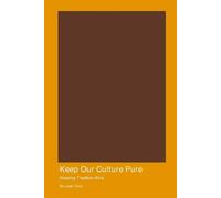 Bo-Jack Terry Keep Our Culture Pure (Tascabile)
