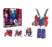 BO ROBOT CON 10 MINI ROBOT ACC CON LUCI E SUONI TRY ME