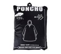Bo-Trail - Poncho Eva per adulti, colore: Nero