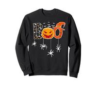 Bo zucche con Ragni e Cappelli da Strega Halloween Felpa