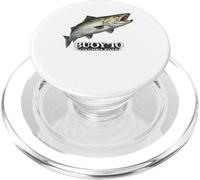Boa 10 Columbia River Chinook Salmon Fishing Design PopSockets PopGrip per MagSafe