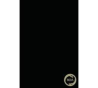 BOA: Basic Classic Lined Notebook | Hardcover Lined Journal | Black | 140 pages | 6 x 9 inch