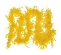 Boa - Boas Di Piume Spesse | 2 Metri Di Piuma Boa Per Le Donne | Boas Di Piume Per I | Piume Di 6,6 Piedi Per Vestito | Boas Di Piume Colorate | 7 Colori Abiti Boas Per Il, giallo, Se référer