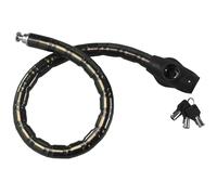 CATENA ANTIFURTO MOTO BICI CAVO IN ACCIAIO PER MONOPATTINO 80CM Ø 24 mm + CHIAVI