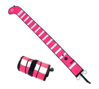 Boa di marcatura per snorkeling, boa di marcatura per subacquei | Salsiccia di sicurezza riflettente cartone animato - Salsiccia di sicurezza in nylon ad alta visibilità, simpatici per