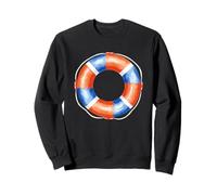 Boa di salvataggio nautico colori vivaci acqua Felpa