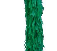 Boa economico in vera piuma VERDE 180 cm