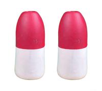 Boa galleggiante per trappola per granchi, 1/2 pezzi, rosso e bianco, in schiuma di PVC, design centrale cavo ad alta visibilità, per kayak, stabilizzatore e pesca marina (2 pezzi)