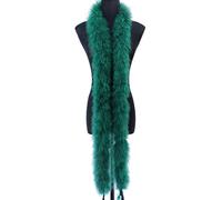 Boa in piuma morbida per fai da te sciarpa di piume turchia, lunghezza 200 cm, accessorio per travestimento, artigianato di Halloween, decorazione di nozze