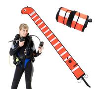 Boa segnalatore per Snorkeling | Salsiccia di Sicurezza Riflettente in Stile Cartone Animato, ad Alta visibilità, Boe per attività subacquee e Immersioni