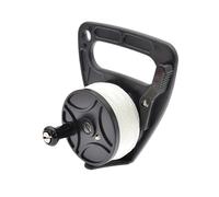 Boa subacquea da 45,7 m, resistente, galleggiante, boa a cricchetto | Mulinello compatto per kayak subacqueo con tappo per pollice per la sicurezza subacquea, snorkeling, grotta, relitto E