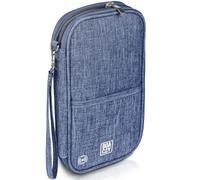 BOACAY Porta Passaporto per Famiglia con RFID, Portadocumenti da Viaggio per Donna e Uomo, Portafoglio e Organizer Impermeabile per Documenti, Biglietti, Carte