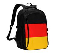 BOAIHH Bandiera della Germania Zaino Grande Capacità Scomparto Indipendente Computer Sollievo di Pressione Design Lavoro Pendolarismo