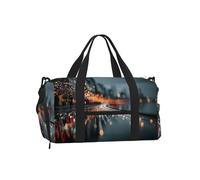 BOAIHH Borsa a tracolla portatile da viaggio nel tempo, elegante, durevole, sicura, affidabile per viaggi all'aperto