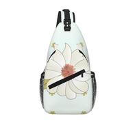 BOAIHH Camellia In Bloom - Borsa da petto di grande capacità, comoda e decompressiva, adatta per viaggi, lavoro e attività all'aperto