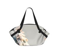 BOAIHH Elk By The Tree - Borsa da campeggio pieghevole, comoda ed elegante, multiuso, spessa, resistente, spaziosa, accessorio da viaggio