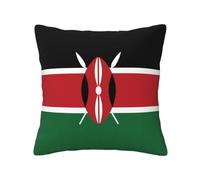 BOAIHH Federa per cuscino con bandiera del Kenya per quattro stagioni, 30,5 x 30,5 cm, morbida, delicata sulla pelle e confortevole, con cerniera, adatta per divano, auto e camera da letto