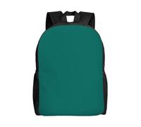 BOAIHH Grande capacità leggero all'aperto solido verde scuro zaino con scomparti indipendenti per la scuola pendolarismo e sport tempo libero