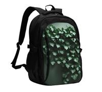 BOAIHH Green Creeper - Zaino con scomparto indipendente per computer, grande capacità, design per alleviare la pressione