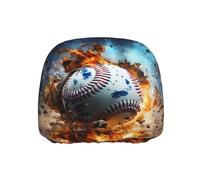 BOAIHH Hot Baseball Car Poggiatesta Cover 1 Pz Universale Elastico Stile Unico Previene L'usura quotidiana e gli strappi