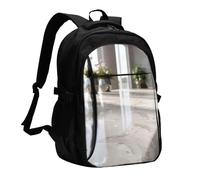 BOAIHH Morning Sunshine, zaino grande capacità per computer con scomparto indipendente per alleviare la pressione, design per pendolari