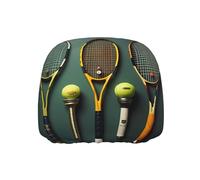 BOAIHH Palle da tennis e racchette per poggiatesta auto, 1 pezzo, universale, elastico, stile unico, previene l'usura quotidiana e gli strappi