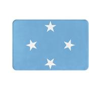 BOAIHH Tappetino antiscivolo con bandiera della Micronesia, elegante decorazione per la casa, adatto per cucina, bagno e lavanderia