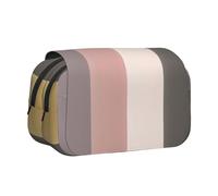 BOAIHH Una combinazione di colori caldi e rustici doppia custodia per penna a conchiglia stampa a tutta larghezza adatta per schizzi, viaggi e scuola