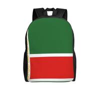 BOAIHH Zaino leggero con bandiera della Repubblica Cecena di grande capacità con scomparti indipendenti per la scuola pendolarismo e lo sport tempo libero