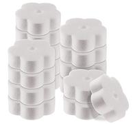 Boao 16 pezzi spugna di schiuma spugna assorbente olio per piscina e spa (a forma di fiore)