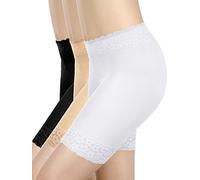 Boao Donna 3 Pezzi Pizzo pantaloncini Intimo Yoga Shorts stirata di Sicurezza delle ghette Undershorts S - M Size set 1