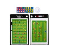 Board di coaching di cancellazione a secco del calcio, appunti di calcio per allenatori,Attrezzatura di coaching di calcio raccapricciante a secco - Tracker di cruscotto magnetico per allenare