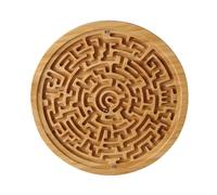 Board di puzzle labirinto in legno - labirinto di legno massiccio circolare, gioco educativo | Robusto puzzle logico versatile con di abilità motoria