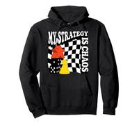 Board Gamer My Strategy Is Chaos Tabletop Gaming Felpa con Cappuccio
