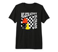 Board Gamer My Strategy Is Chaos Tabletop Gaming Maglietta Premium
