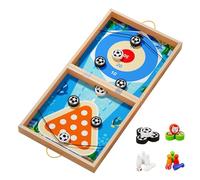Board Games, 7-In-1 Wooden Educational Battle Toy Set, Interactive Tabletop Strategy Games, Multi-Game Learning Activity for Teachers Caregivers Travel Home Kindergarten Preschool School Classroom