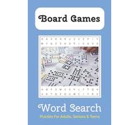 Board Games Word Search: 50+ Puzzles Featuring Classic Games Like Chess, Word Play, and More. 6x9 inches, 110 pages. Perfect Gift for Gamers, Families, and Puzzle Lovers!
