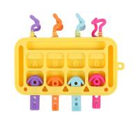 Board of Activity: Silicon Board Toys, Silicon Early Development Toys per bambini da 1 a 3 anni, Autorità per l'educazione delle attività per bambini educazione giocattolo EDU of Activity per