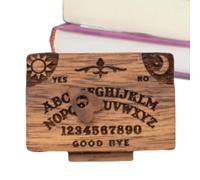Board Ouija Miniature - Board d'Miniatura - Tavole Ouija Parlando in Legno con Planchette, decorazione dimensioni tascabili, gioco di dipinti di divinazione per la famiglia e gli amici