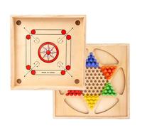 Board - Wooden Classic Strike Game Coin incluso - Educational Strike Family Fun, Game Board Family per Lovers & Families