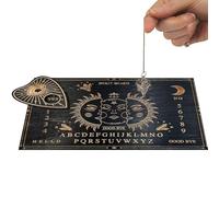 boardDivinazione - 20x30x1cm Wood Board, Strumento Spirito Ouija, planchette mistica con lettere e numeri | Accessorio di gioco per forniture di streghe, decorazioni per la casa, divinazione