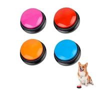 BoArt Pulsante di registrazione vocale, pulsanti per cani per comunicazione, cicalino per addestramento animali domestici, registrazione e riproduzione in 30 secondi, clicker per registrazione vocale