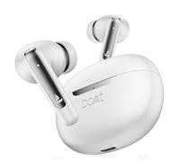boAt Airdopes 141 ANC (~ 32dB), 50 ms bassa latenza, 4 Mics ENx, batteria 42 ore, ricarica rapida, IPX5, v5.3 Bluetooth TWS, auricolari wireless con microfono (bianco)