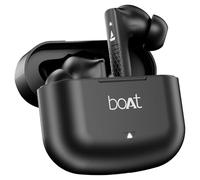 boAt Airdopes 91, batteria 45HRS, 50 ms a bassa latenza, ENx Tech, ricarica rapida, IPX4, IWP Tech, auricolari Bluetooth v5.3, auricolari wireless TWS con microfono (nero attivo)
