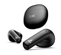 boAt Airdopes Atom 81 - Auricolari wireless con durata fino a 50 ore, quad microfoni ENx Tech, driver da 13 mm, latenza super bassa (50 m), ricarica ASAP, BT v5.3 (nero opalino)